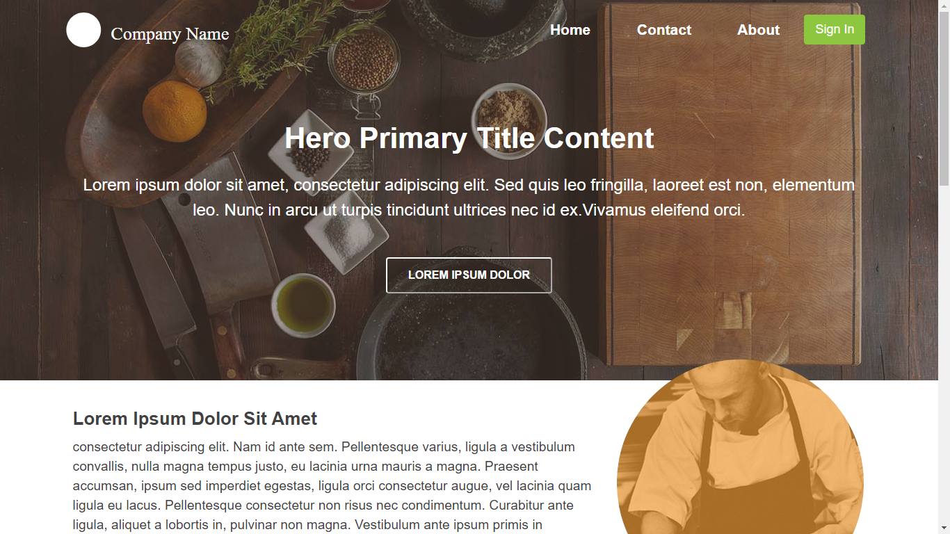 chef website image