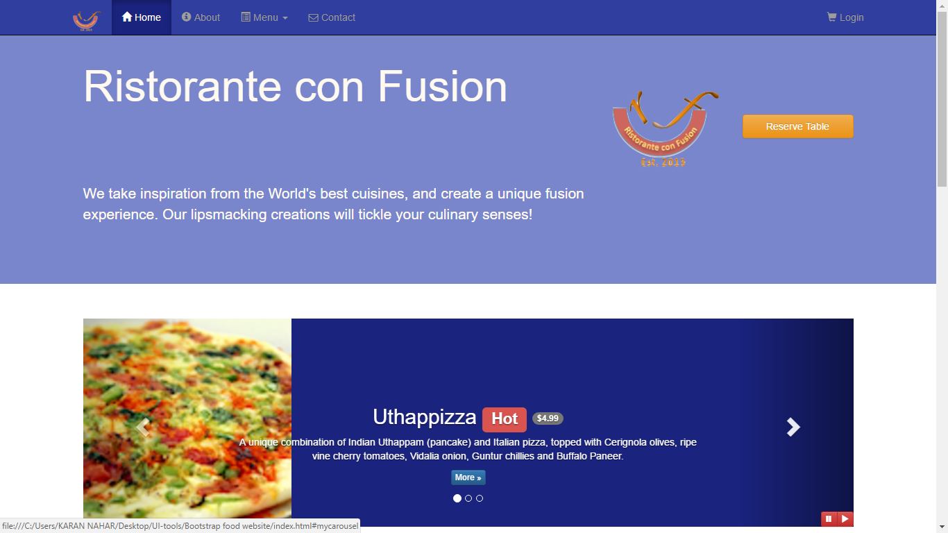 food website image